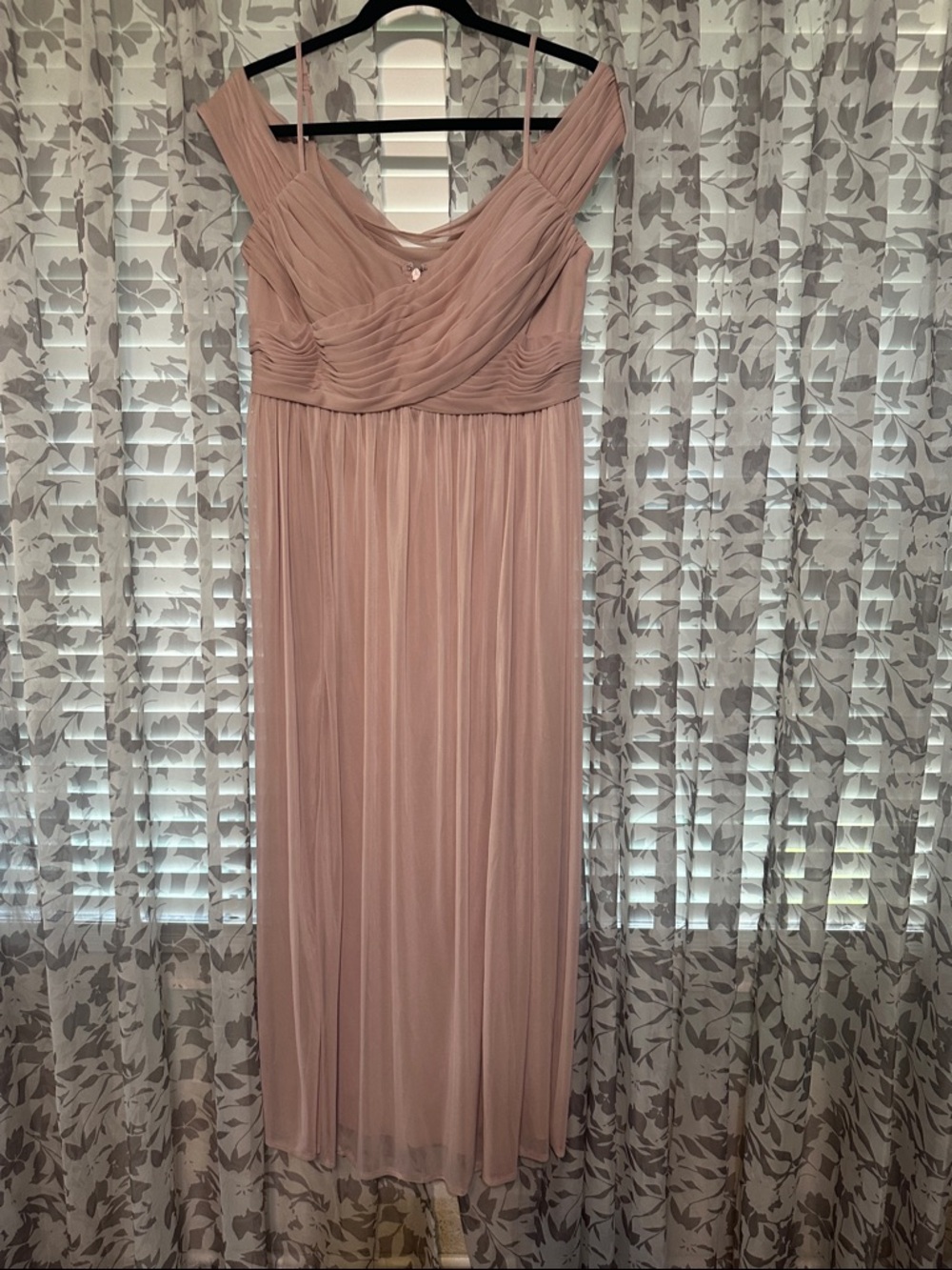 Azazie Blush Pink Maxi Dress